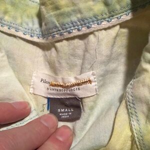 Pilcro Women’s tie dye long sleeve button down